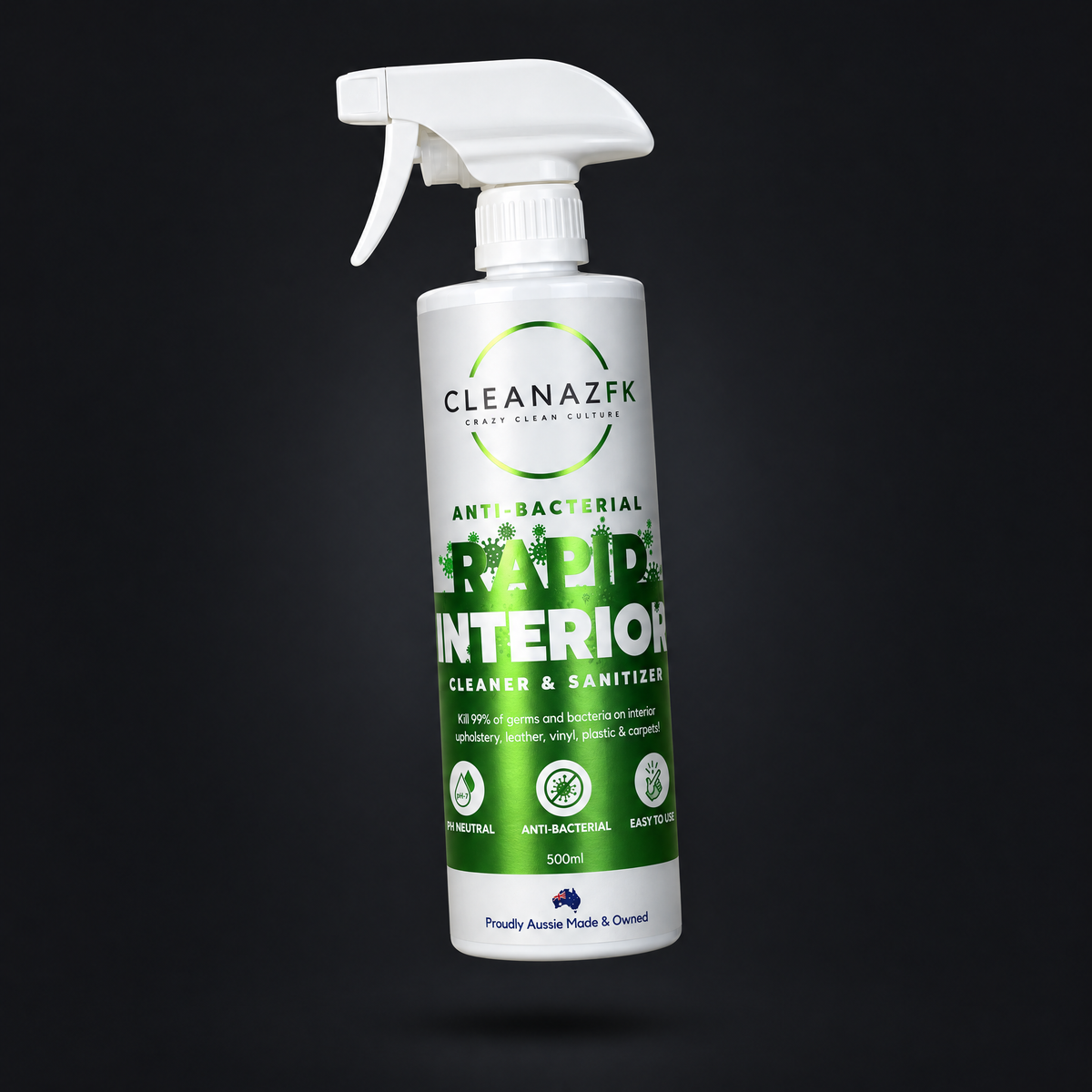 Anit-Bacterial Rapid Interior Cleaner & Sanitizer