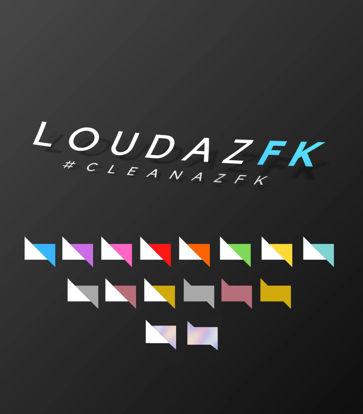 LOUDAZFK Decal