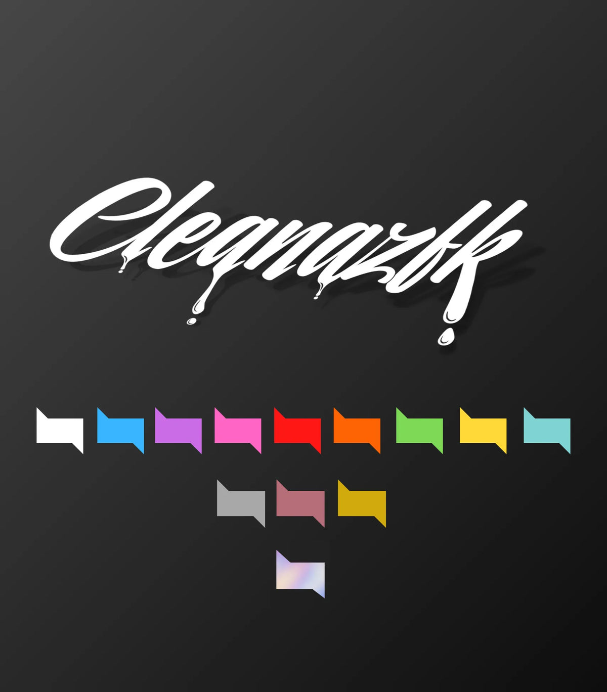Cleanazfk Drip Decal