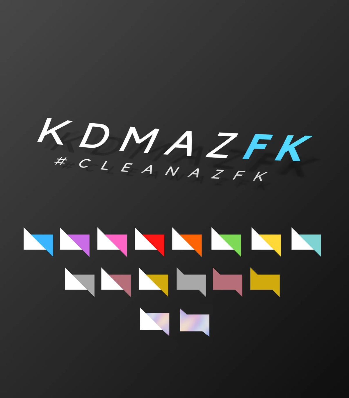 KDMAZFK Decal