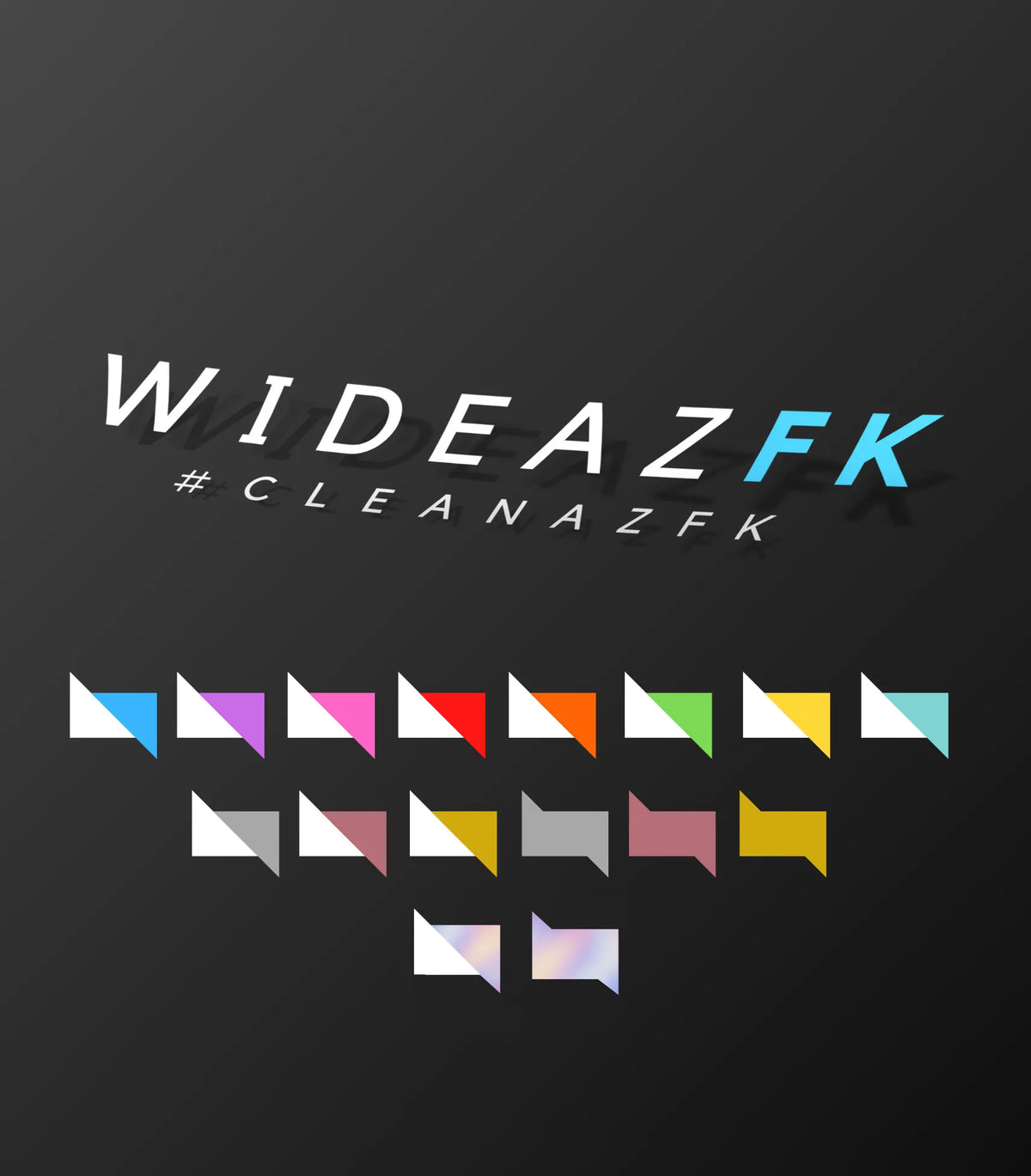 WIDEAZFK Decal